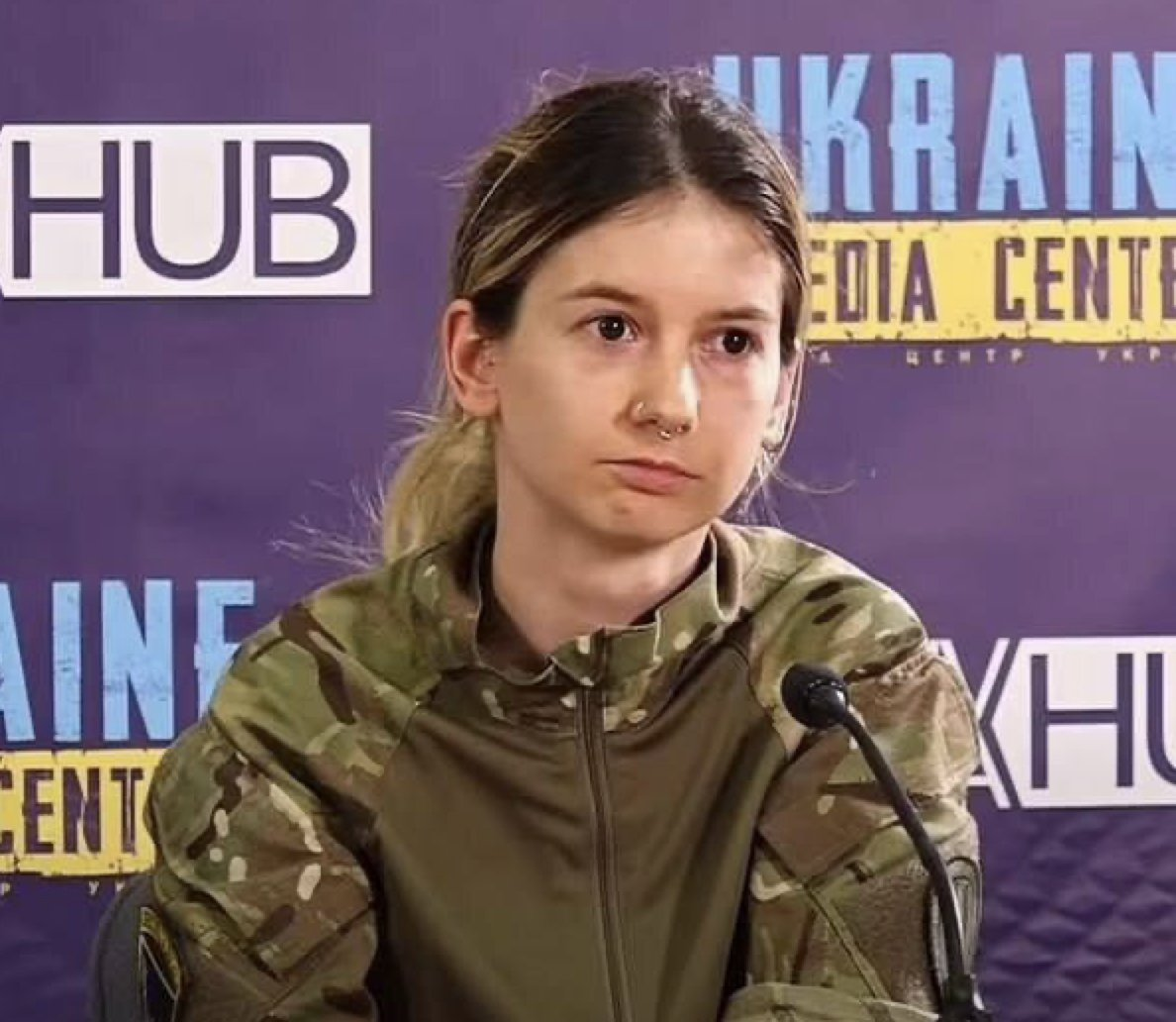 Emese Fajk estafadora húngara en la legión ucraniana acusada de robar
