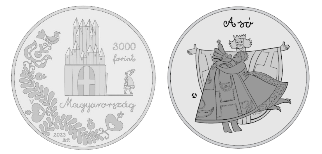 Hungarian commemorate coins Folk Tales