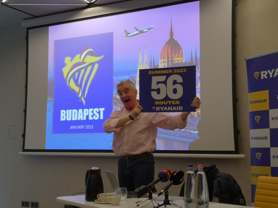 Michael O'Leary in Budapest