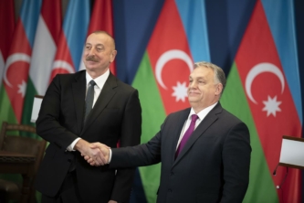 Premierminister Orbán trifft den aserbaidschanischen Präsidenten Ilham Aliyev in Budapest