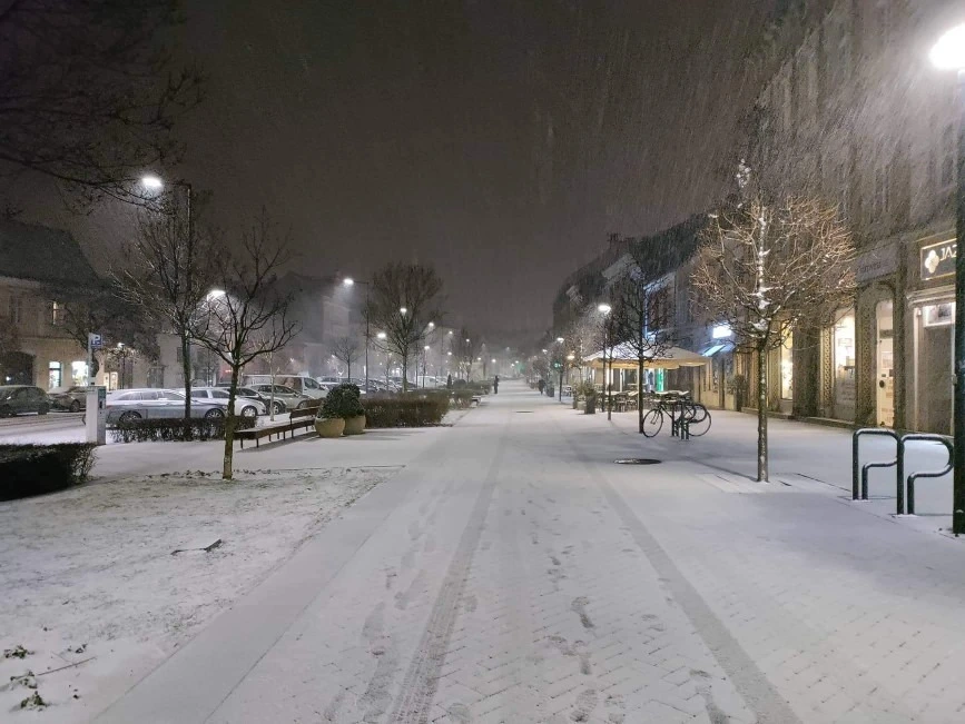 Sopron Schnee Ungarn