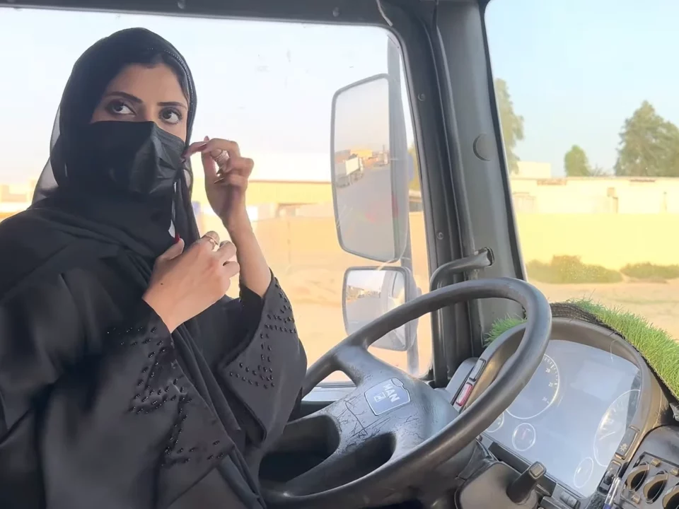 Indian women truck driver