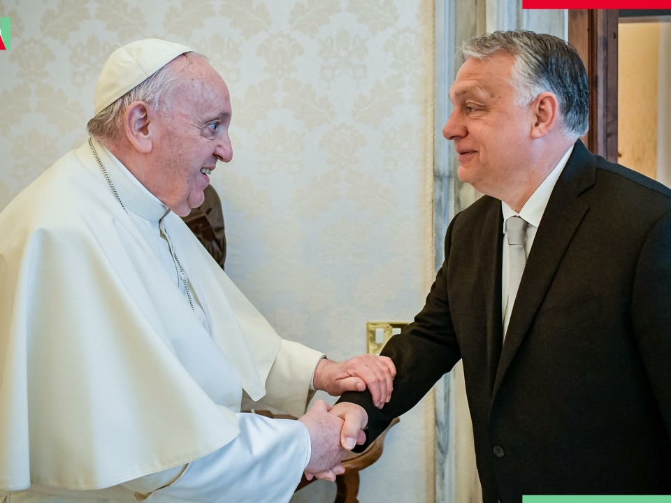 Pilgerreise von Papst Franziskus Viktor Orbán