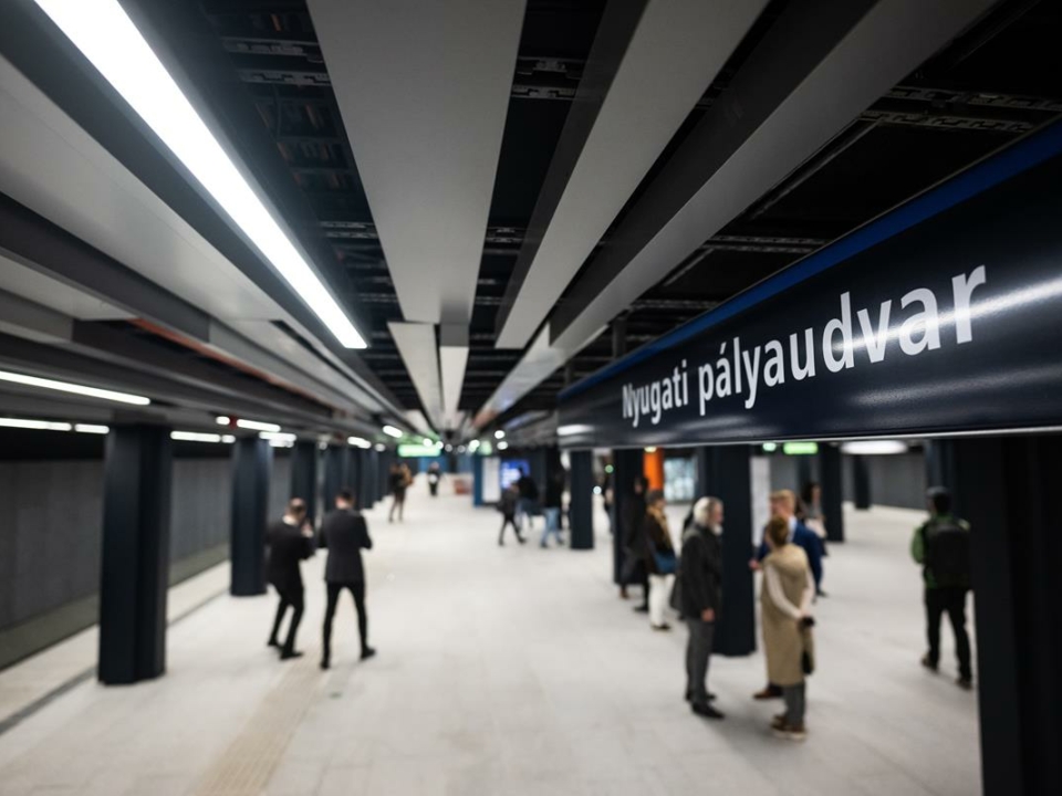 Inauguradas dos estaciones de metro en el centro de Budapest