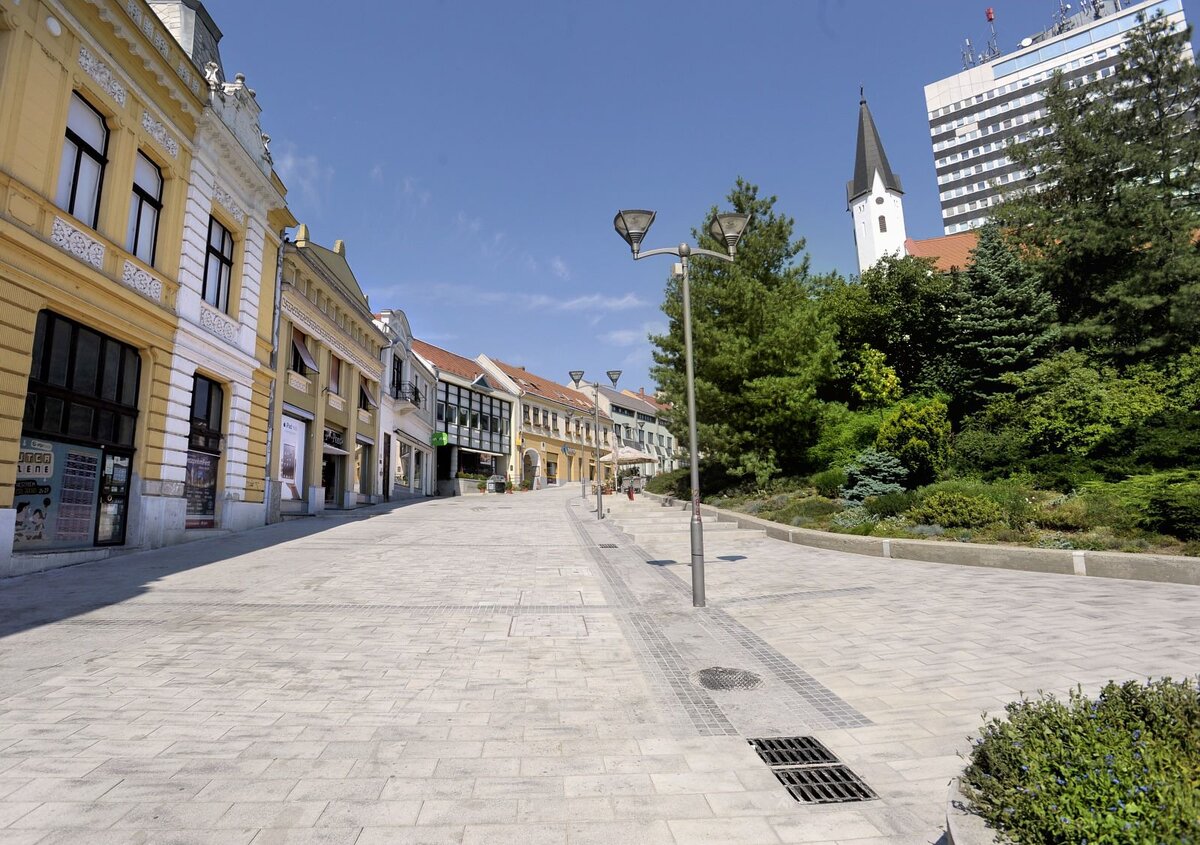 Пешеходная улица Веспрем