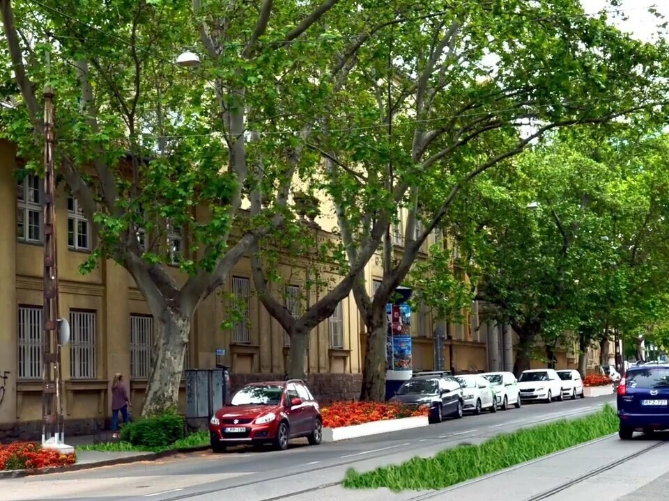budapest mester street greening főkert