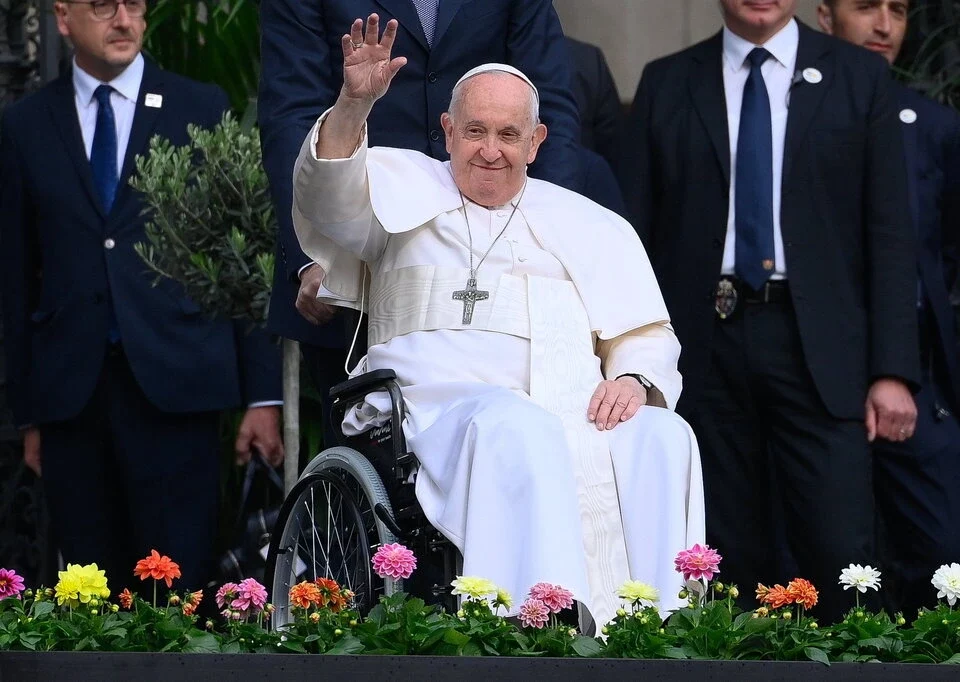 Pope Francis in Budapest Hungary