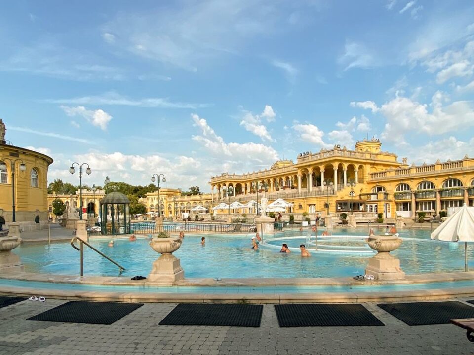 Széchenyi baths Budapest tourism Hungary