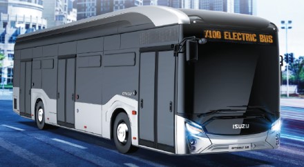 isuzu electric bus