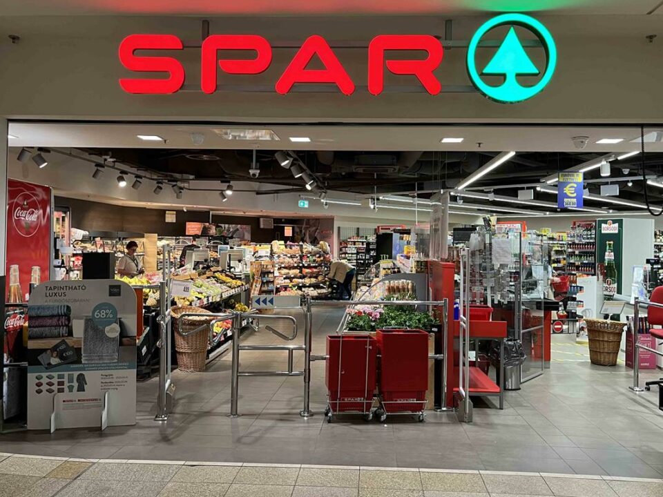 Spar-Laden, Lebensmittel aus Ungarn