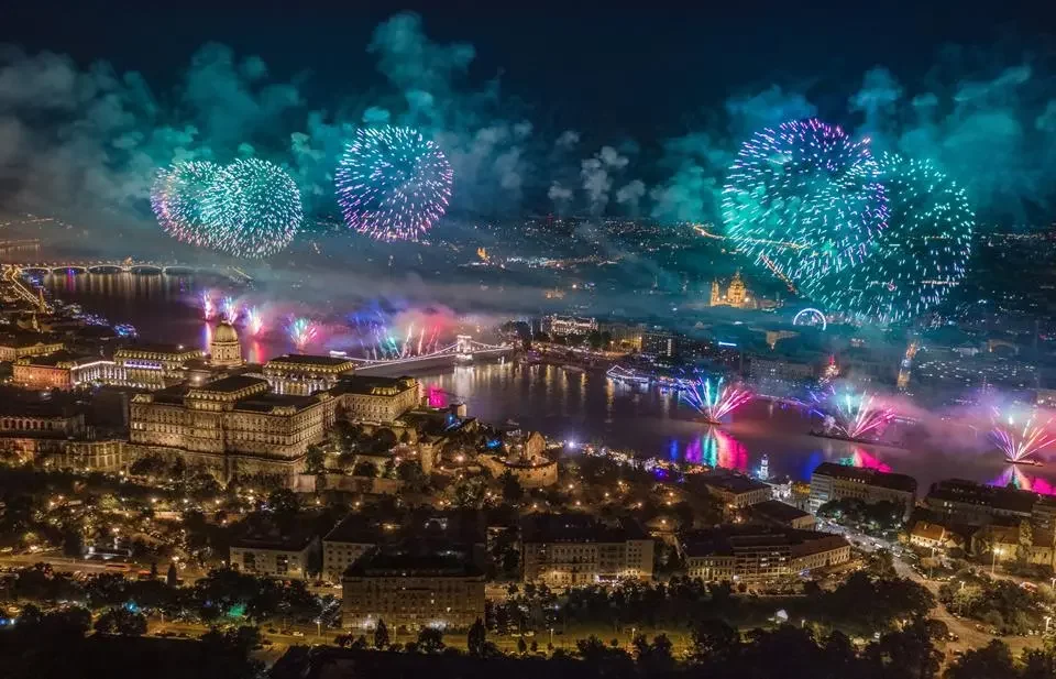 Budapest fireworks August 20