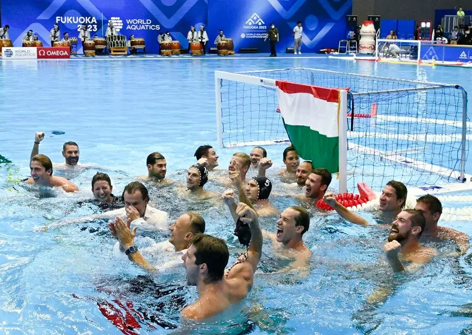 Hungary's men water polo team is World Champion