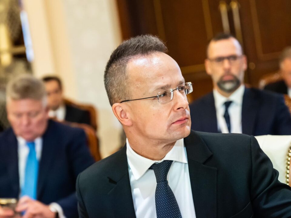 Hungarian minister Péter Szijjártó