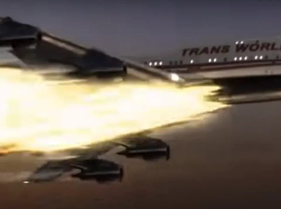 Plane exploded