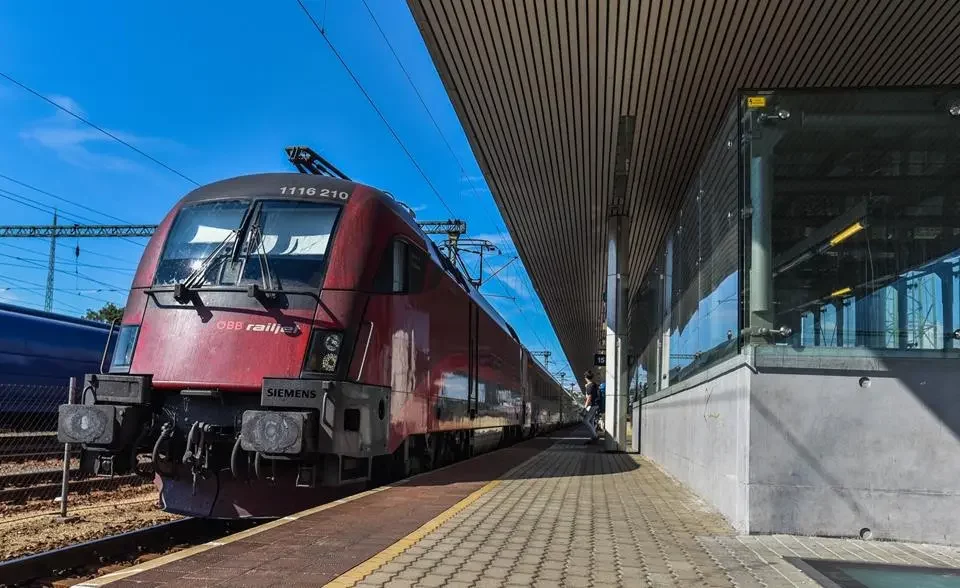 Railway MÁV Budapest-Vienna line