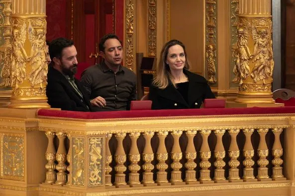 Angelina Jolie in the Opera House Budapest