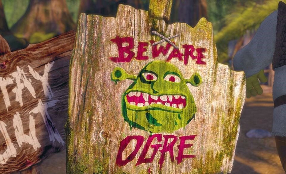 Signe de l'ogre Shrek