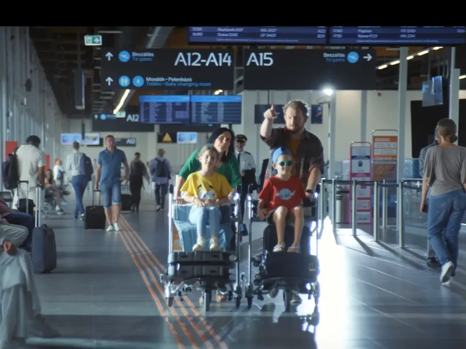 Werbevideo zum Flughafen Budapest