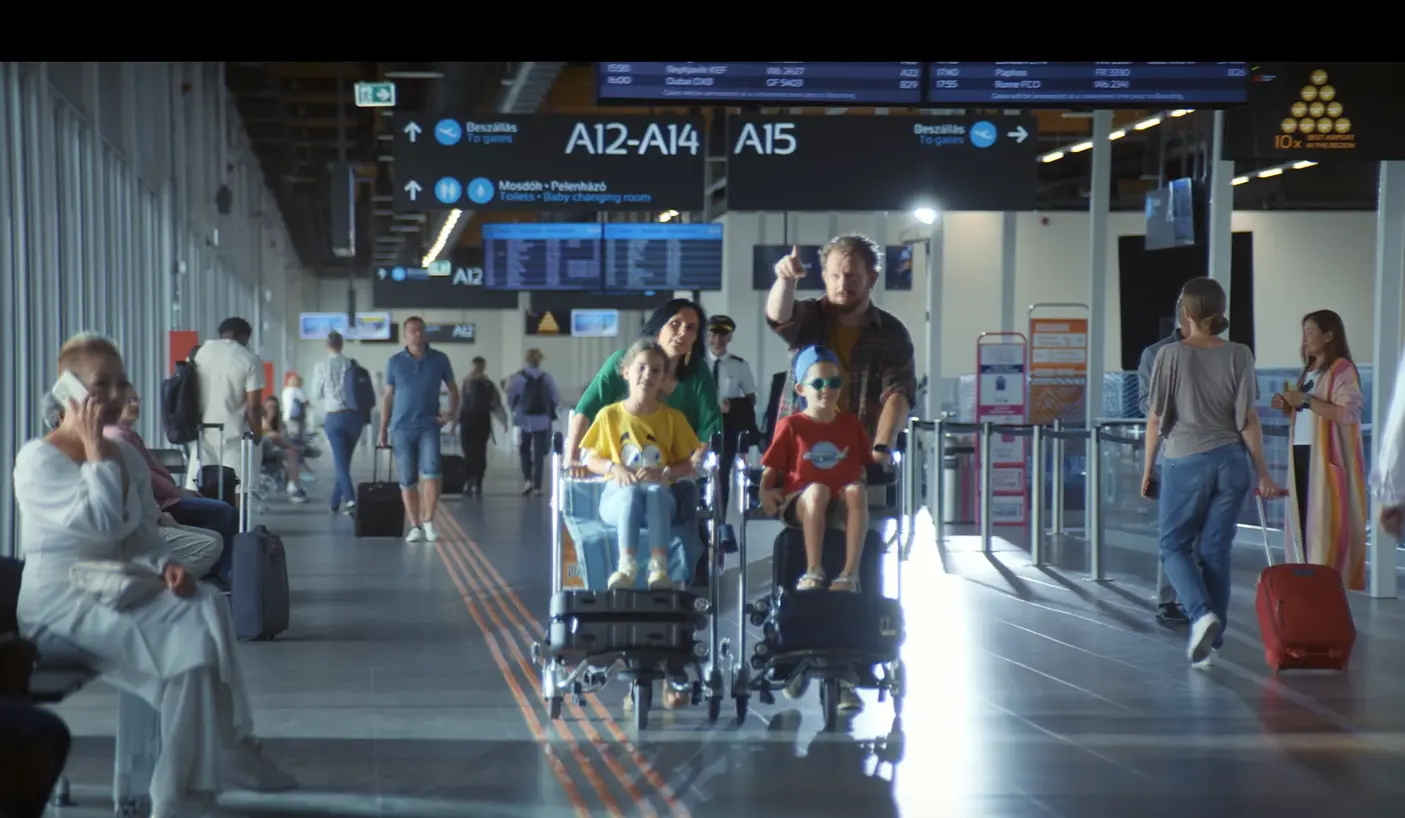 बुडापेस्ट हवाई अड्डे का प्रोमो वीडियो