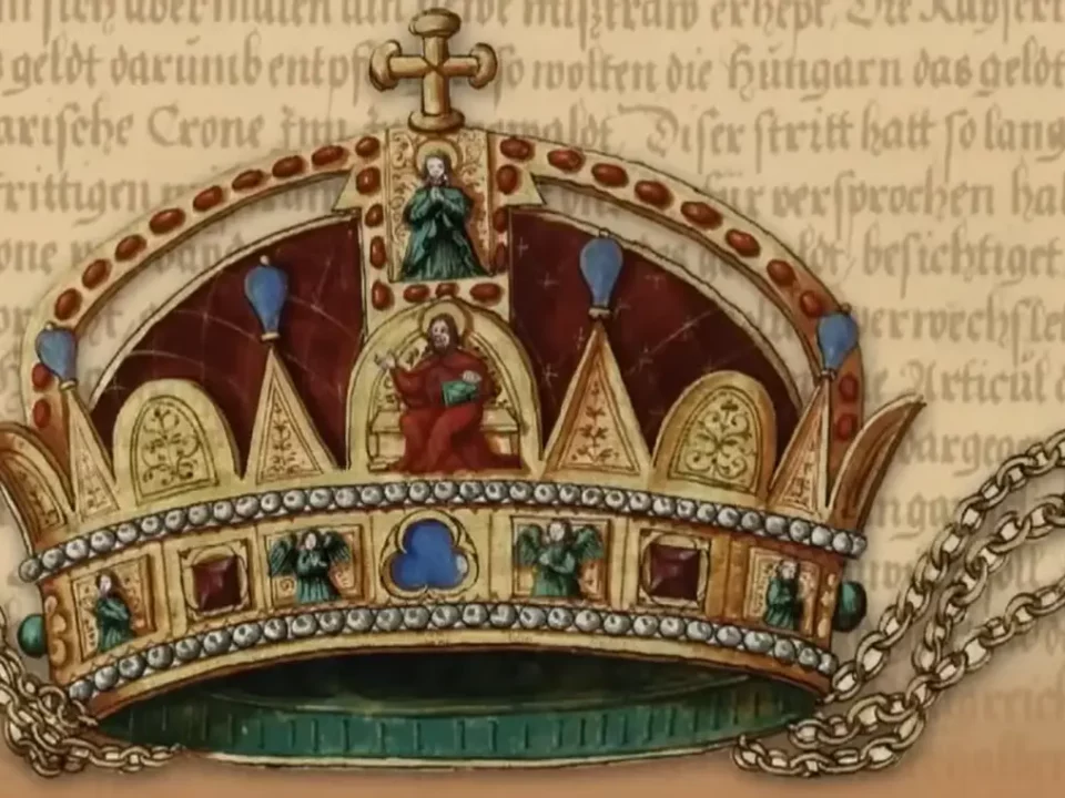 Primera imagen de la Santa Corona de Hungría encontrada en un códice medieval alemán
