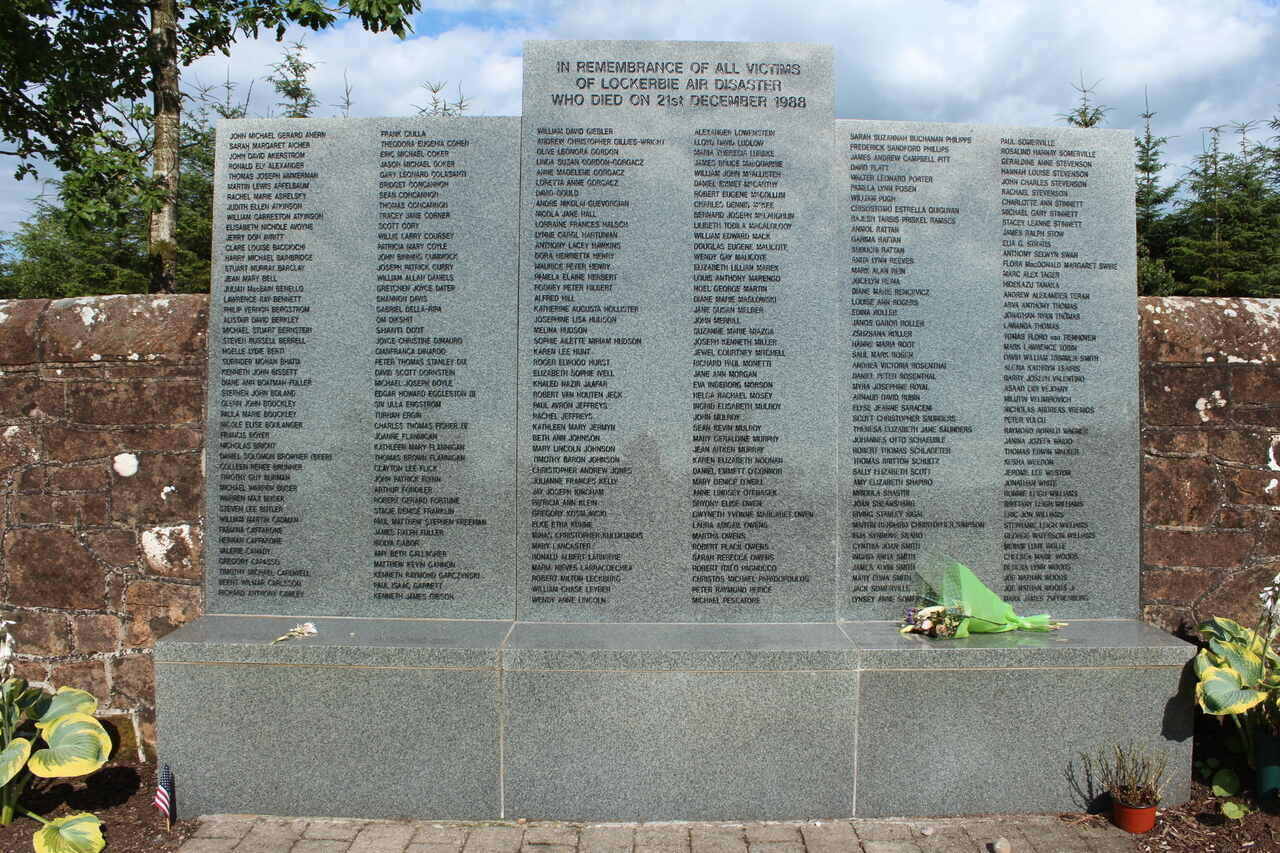 Spomenik zračnoj katastrofi u Lockerbieju