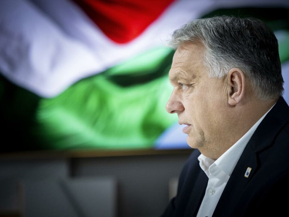 Orbán Hungary flag