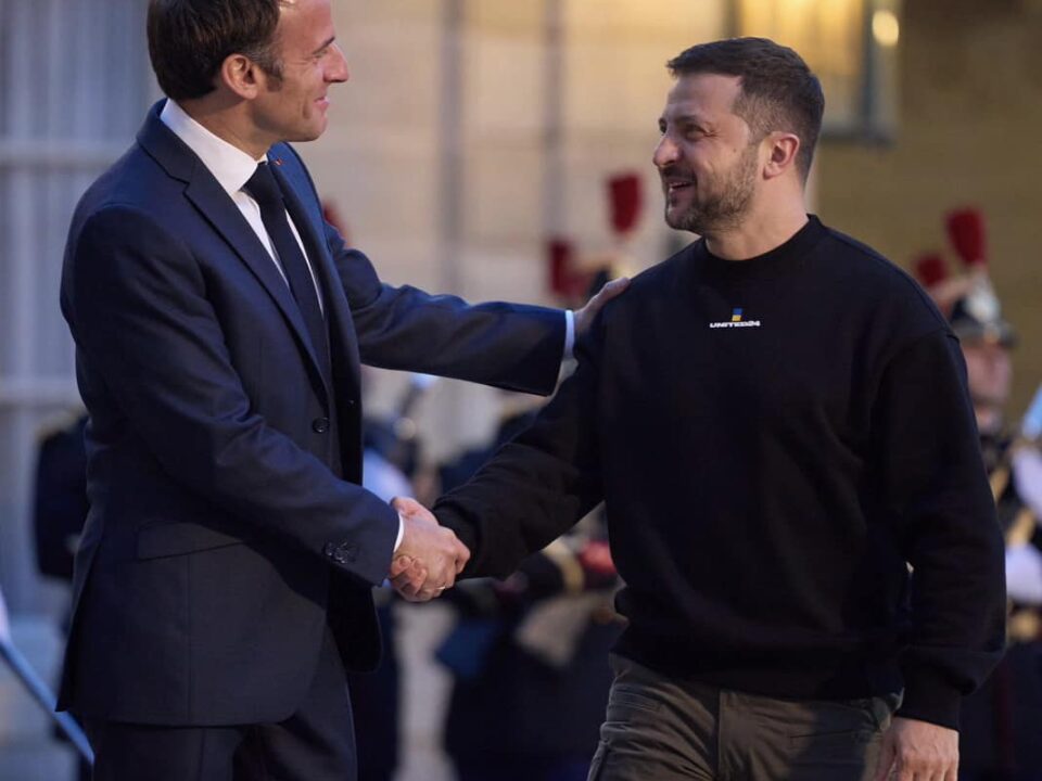 El presidente Macron y Zelenskyy