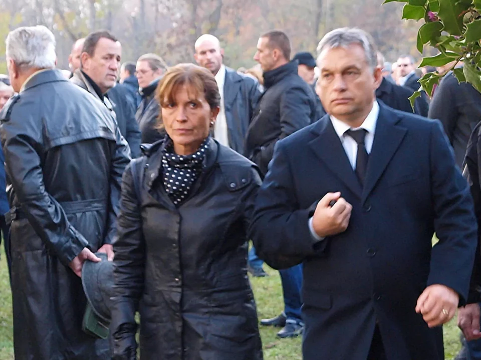 Viktor Orbán and Anikó Lévai (Copy)