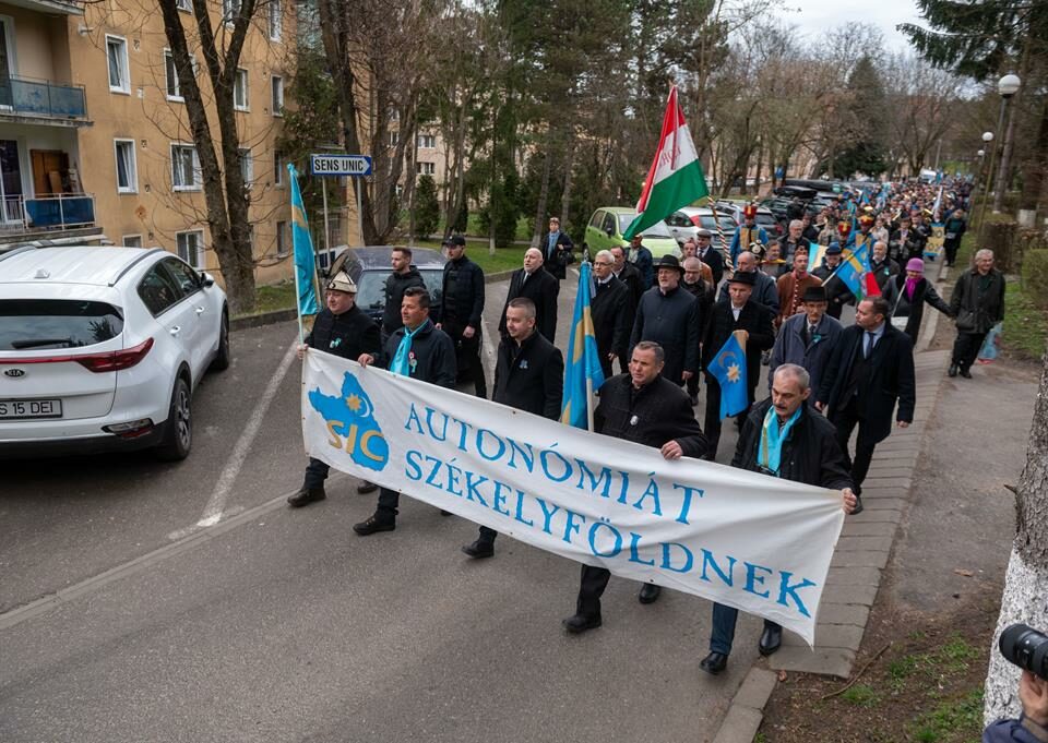 Autonomy for Szeklerland, protest in Marosvásárhely
