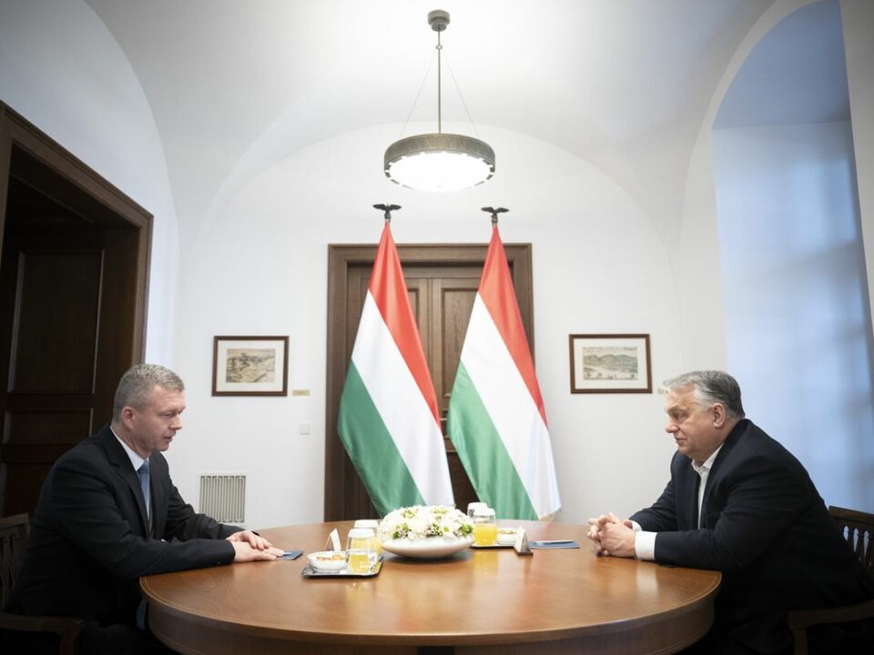 Orbán empfängt den Vorsitzenden der slowakischen Partei „Ungarische Allianz“.