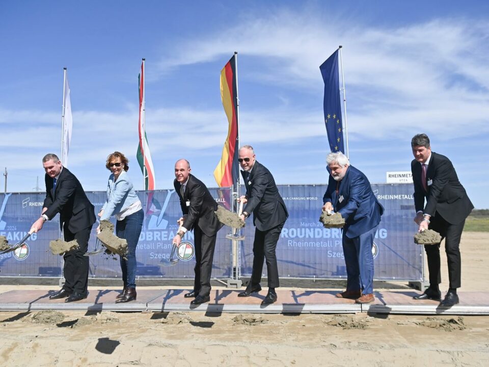 Rheinmetall inaugura la construcción en Szeged, Hungría