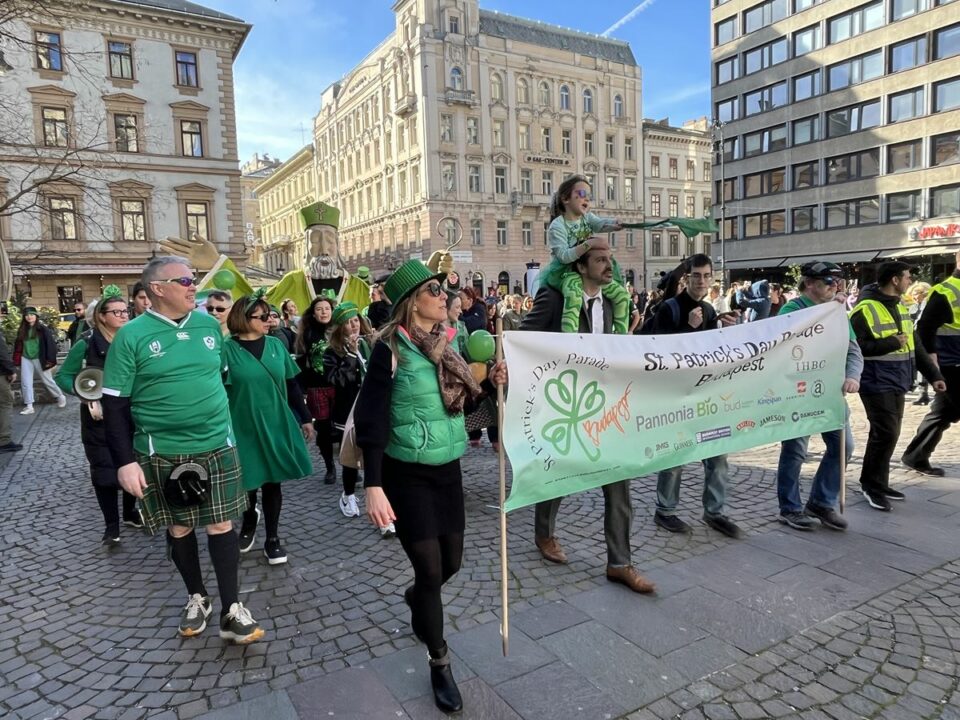St Patrick's Day celebrations in Budapest, Hungary - 2024. Photo: Daily News Hungary