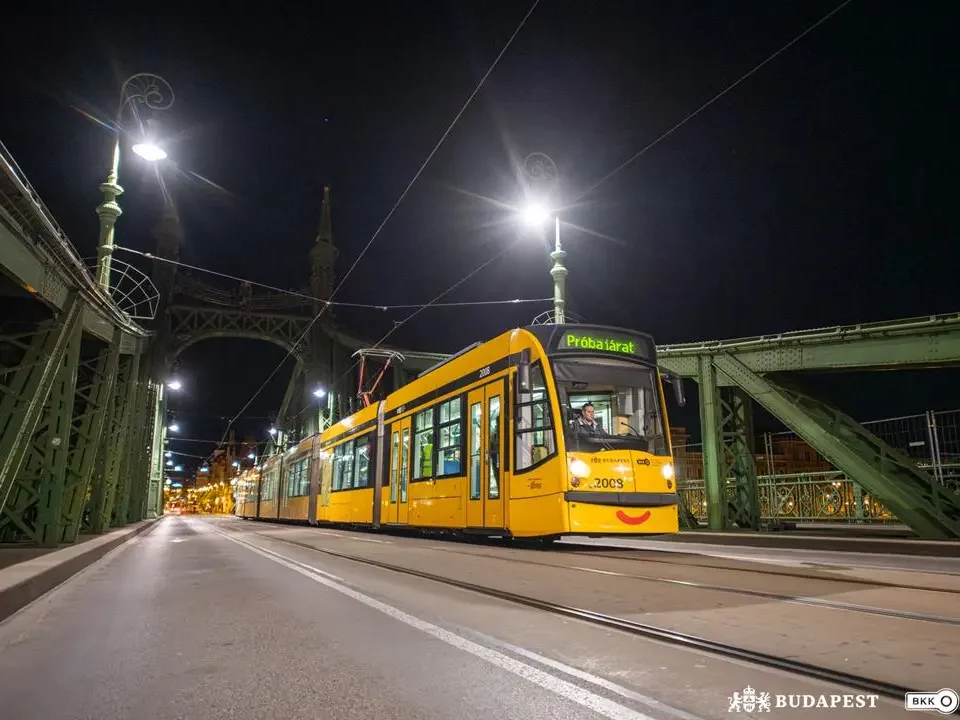 Que s'est-il passé aujourd'hui sur le pont de tramway de Hongrie Budapest Danube