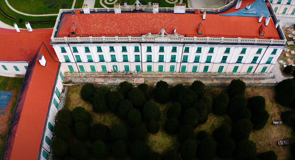 Renovierung der Fassade des Schlosses Esterházy