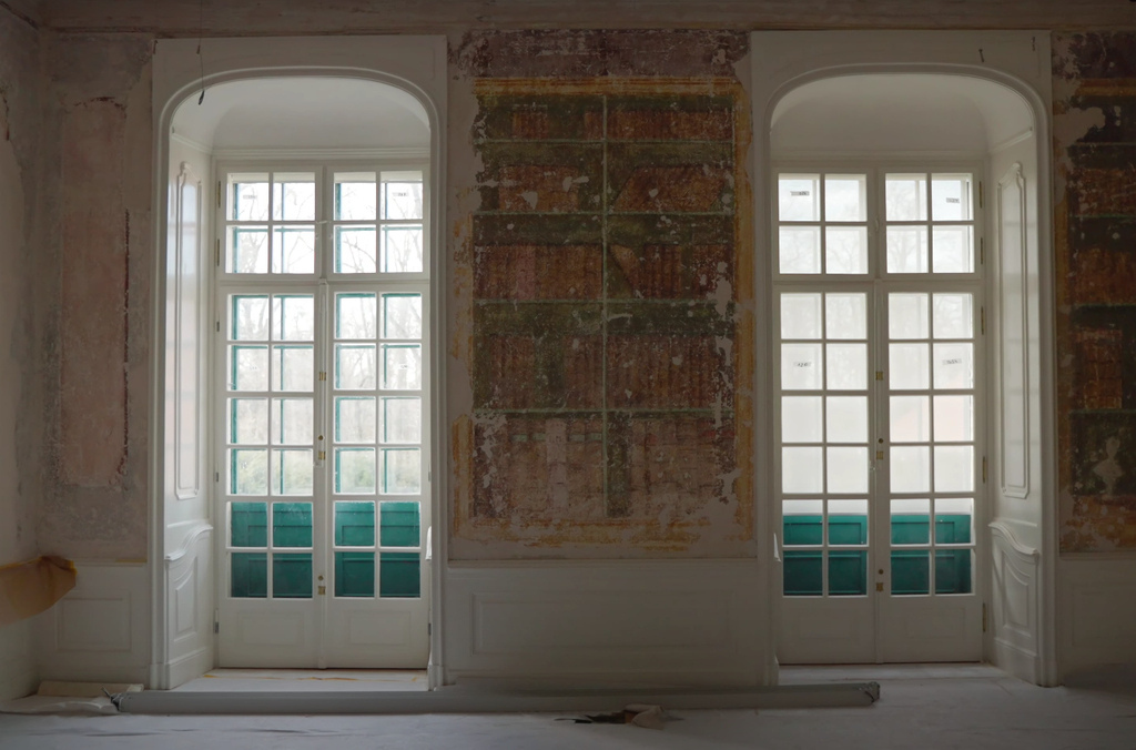 Wandkunst zur Renovierung des Schlosses Esterházy