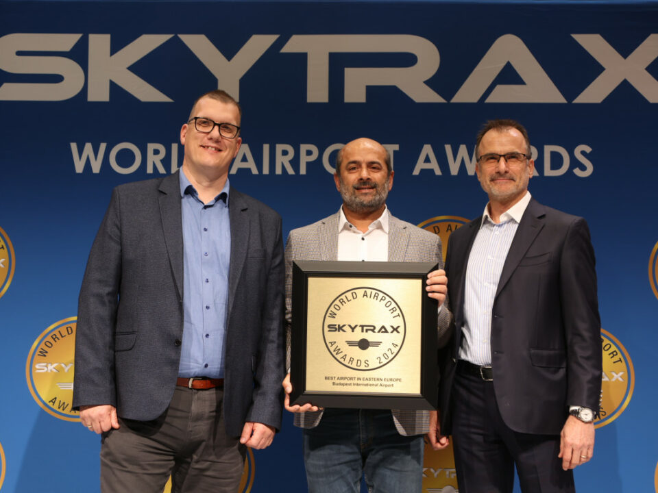 skytrax Budapest Airport best airport in the region award
